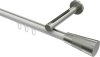 10213345-XX3239 Innenlauf Gardinenstange Aluminium / Metall 20 mm Ø SITENO - Tanara Weiß / Edelstahl-Optik