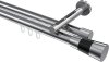 10213346-10121229 Innenlauf Gardinenstange Aluminium / Metall 20 mm Ø 2-läufig SITENO - Tanara Chrom