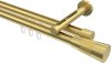 10213346-XX38 Innenlauf Gardinenstange Messing-Optik 20 mm Ø 2-läufig SITENO - Tanara