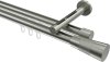 10213346-XX39 Innenlauf Gardinenstange Edelstahl-Optik 20 mm Ø 2-läufig SITENO - Tanara