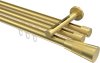 10213347-XX38 Innenlauf Gardinenstange Messing-Optik 20 mm Ø 3-läufig SITENO - Tanara