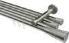 10213347-XX39 Innenlauf Gardinenstange Edelstahl-Optik 20 mm Ø 3-läufig SITENO - Tanara