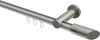 10213411-XX3339 Innenlauf Gardinenstange Aluminium / Metall 20 mm Ø PLATON - Verano Silbergrau / Edelstahl-Optik