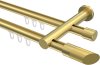 10213412-1038 Innenlauf Gardinenstange Messing-Optik 20 mm Ø 2-läufig PLATON - Verano