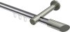 10213425-XX1239 Innenlauf Gardinenstange Aluminium / Metall 20 mm Ø PRESTIGE - Verano Chrom / Edelstahl-Optik