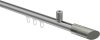 10213434-XX3339 Innenlauf Gardinenstange Aluminium / Metall 20 mm Ø SONIUS - Verano Silbergrau / Edelstahl-Optik