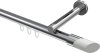 10213445-XX121232 Innenlauf Gardinenstange Aluminium / Metall 20 mm Ø SITENO - Verano Chrom