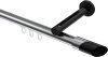 10213445-XX1229 Innenlauf Gardinenstange Aluminium / Metall 20 mm Ø SITENO - Verano Chrom / Schwarz