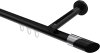 10213445-1029 Innenlauf Gardinenstange Aluminium / Metall 20 mm Ø SITENO - Verano Schwarz
