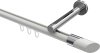 10213445-XX3212 Innenlauf Gardinenstange Aluminium / Metall 20 mm Ø SITENO - Verano Weiß / Chrom
