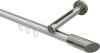 10213445-XX3239 Innenlauf Gardinenstange Aluminium / Metall 20 mm Ø SITENO - Verano Weiß / Edelstahl-Optik