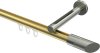 10213445-XX3839 Innenlauf Gardinenstange Messing-Optik / Edelstahl-Optik 20 mm Ø SITENO - Verano