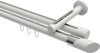 10213446-XX32 Innenlauf Gardinenstange Aluminium / Metall 20 mm Ø 2-läufig SITENO - Verano Weiß
