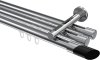 10213447-XX121229 Innenlauf Gardinenstange Aluminium / Metall 20 mm Ø 3-läufig SITENO - Verano Chrom