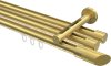 10213447-XX38 Innenlauf Gardinenstange Messing-Optik 20 mm Ø 3-läufig SITENO - Verano