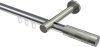 10213525-XX1239 Innenlauf Gardinenstange Aluminium / Metall 20 mm Ø PRESTIGE - Mavell Chrom / Edelstahl-Optik