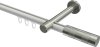 10213525-103239 Innenlauf Gardinenstange Aluminium / Metall 20 mm Ø PRESTIGE - Mavell Weiß / Edelstahl-Optik