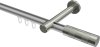 10213525-XX3339 Innenlauf Gardinenstange Aluminium / Metall 20 mm Ø PRESTIGE - Mavell Silbergrau / Edelstahl-Optik