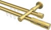 10213526-XX38 Innenlauf Gardinenstange Messing-Optik 20 mm Ø 2-läufig PRESTIGE - Mavell