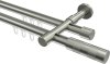10213526-1039 Innenlauf Gardinenstange Edelstahl-Optik 20 mm Ø 2-läufig PRESTIGE - Mavell