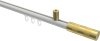 10213534-XX3238 Innenlauf Gardinenstange Aluminium / Metall 20 mm Ø SONIUS - Mavell Weiß / Messing-Optik