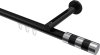 10213545-XX29 Innenlauf Gardinenstange Aluminium / Metall 20 mm Ø SITENO - Mavell Schwarz