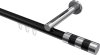 10213545-XX2912 Innenlauf Gardinenstange Aluminium / Metall 20 mm Ø SITENO - Mavell Schwarz / Chrom