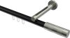 10213545-XX2939 Innenlauf Gardinenstange Aluminium / Metall 20 mm Ø SITENO - Mavell Schwarz / Edelstahl-Optik