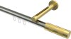 10213545-XX3938 Innenlauf Gardinenstange Edelstahl-Optik / Messing-Optik 20 mm Ø SITENO - Mavell