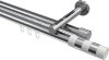 10213546-XX123212 Innenlauf Gardinenstange Aluminium / Metall 20 mm Ø 2-läufig SITENO - Mavell Chrom