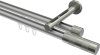 10213546-103339 Innenlauf Gardinenstange Aluminium / Metall 20 mm Ø 2-läufig SITENO - Mavell Silbergrau / Edelstahl-Optik