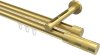 10213546-XX38 Innenlauf Gardinenstange Messing-Optik 20 mm Ø 2-läufig SITENO - Mavell