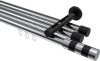 10213547-XX1229 Innenlauf Gardinenstange Aluminium / Metall 20 mm Ø 3-läufig SITENO - Mavell Chrom / Schwarz