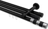 10213547-XX29 Innenlauf Gardinenstange Aluminium / Metall 20 mm Ø 3-läufig SITENO - Mavell Schwarz