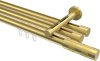 10213547-XX38 Innenlauf Gardinenstange Messing-Optik 20 mm Ø 3-läufig SITENO - Mavell