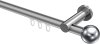 10213611-103312 Innenlauf Gardinenstange Aluminium / Metall 20 mm Ø PLATON - Luino Silbergrau / Chrom