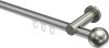 10213611-103339 Innenlauf Gardinenstange Aluminium / Metall 20 mm Ø PLATON - Luino Silbergrau / Edelstahl-Optik