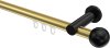 10213611-XX3829 Innenlauf Gardinenstange Aluminium / Metall 20 mm Ø PLATON - Luino Messing-Optik / Schwarz