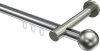 10213625-XX1239 Innenlauf Gardinenstange Aluminium / Metall 20 mm Ø PRESTIGE - Luino Chrom / Edelstahl-Optik