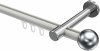 10213625-XX3212 Innenlauf Gardinenstange Aluminium / Metall 20 mm Ø PRESTIGE - Luino Weiß / Chrom