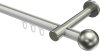 10213625-103239 Innenlauf Gardinenstange Aluminium / Metall 20 mm Ø PRESTIGE - Luino Weiß / Edelstahl-Optik