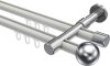 10213626-103212 Innenlauf Gardinenstange Aluminium / Metall 20 mm Ø 2-läufig PRESTIGE - Luino Weiß / Chrom