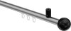 10213634-XX3329 Innenlauf Gardinenstange Aluminium / Metall 20 mm Ø SONIUS - Luino Silbergrau / Schwarz