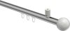 10213634-XX3332 Innenlauf Gardinenstange Aluminium / Metall 20 mm Ø SONIUS - Luino Silbergrau / Weiß