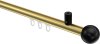 10213634-XX3829 Innenlauf Gardinenstange Aluminium / Metall 20 mm Ø SONIUS - Luino Messing-Optik / Schwarz