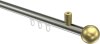 10213634-XX3938 Innenlauf Gardinenstange Edelstahl-Optik / Messing-Optik 20 mm Ø SONIUS - Luino