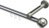 10213645-XX1239 Innenlauf Gardinenstange Aluminium / Metall 20 mm Ø SITENO - Luino Chrom / Edelstahl-Optik