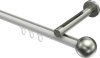 10213645-XX3239 Innenlauf Gardinenstange Aluminium / Metall 20 mm Ø SITENO - Luino Weiß / Edelstahl-Optik