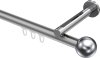 10213645-XX3312 Innenlauf Gardinenstange Aluminium / Metall 20 mm Ø SITENO - Luino Silbergrau / Chrom