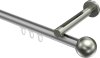 10213645-XX3339 Innenlauf Gardinenstange Aluminium / Metall 20 mm Ø SITENO - Luino Silbergrau / Edelstahl-Optik